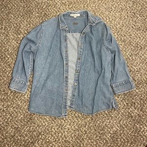 Loose jean jacket